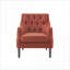 Fauteuil d'appoint capitonné à boutons, sièges confortables pour adultes, pour petits espaces de chambre à coucher, options de couleurs multiples