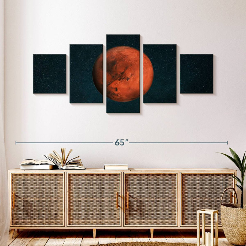 Mars, 24" H x 55" W