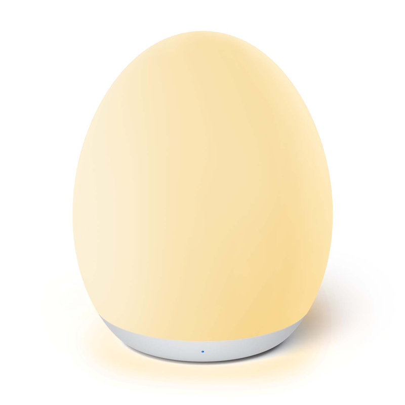 Egg-shaped Rechargeable LED Night Light with Timer