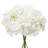 Artificial Silk Hydrangea Flowers 9.8 In Bouquet Arrangement White