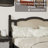 Wooden Platform Bed With Natural Rattan Headboard, Vintage Bed Frame With Wooden Slat Support-1686031963-1686031962