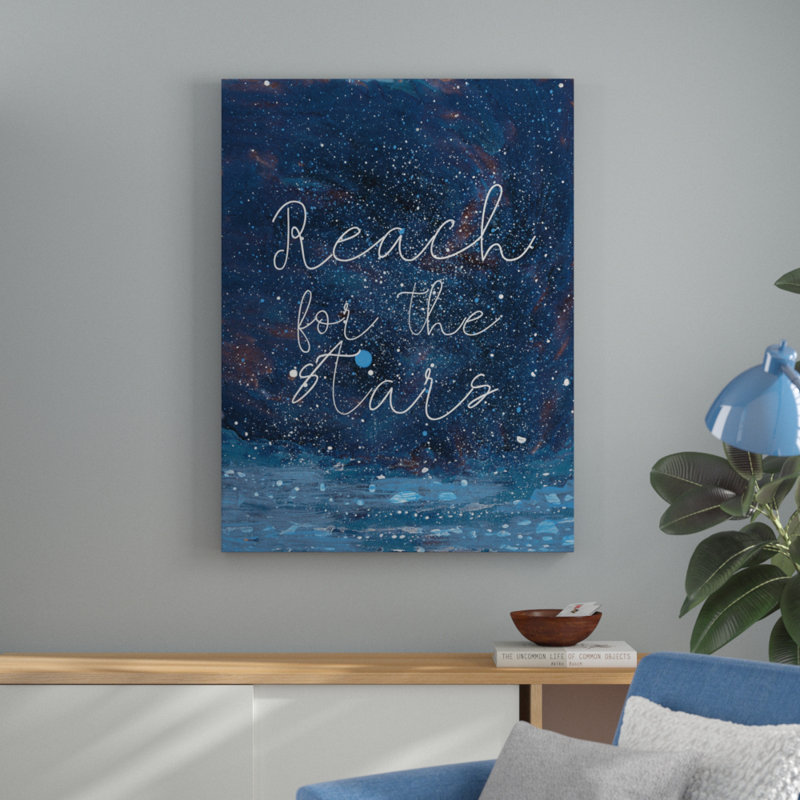 « night magic i », art textuel sur toile tendue, H 47 po x l 35 po x P 2 po
