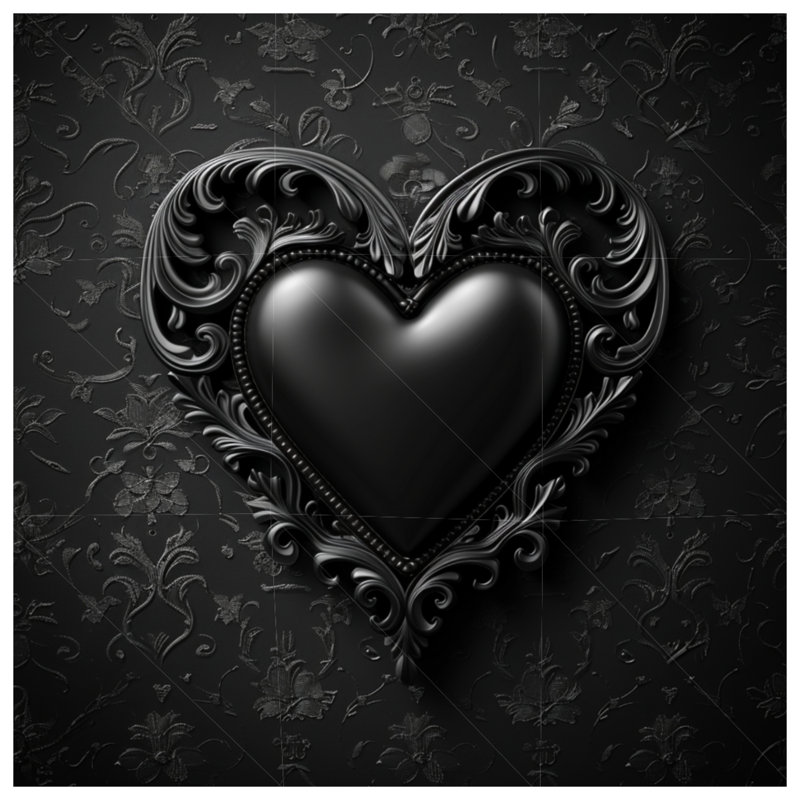 Heart Canvas  Gallery Wrap - Decor Wall Decor in Many Sizes, 11  x 14 inches