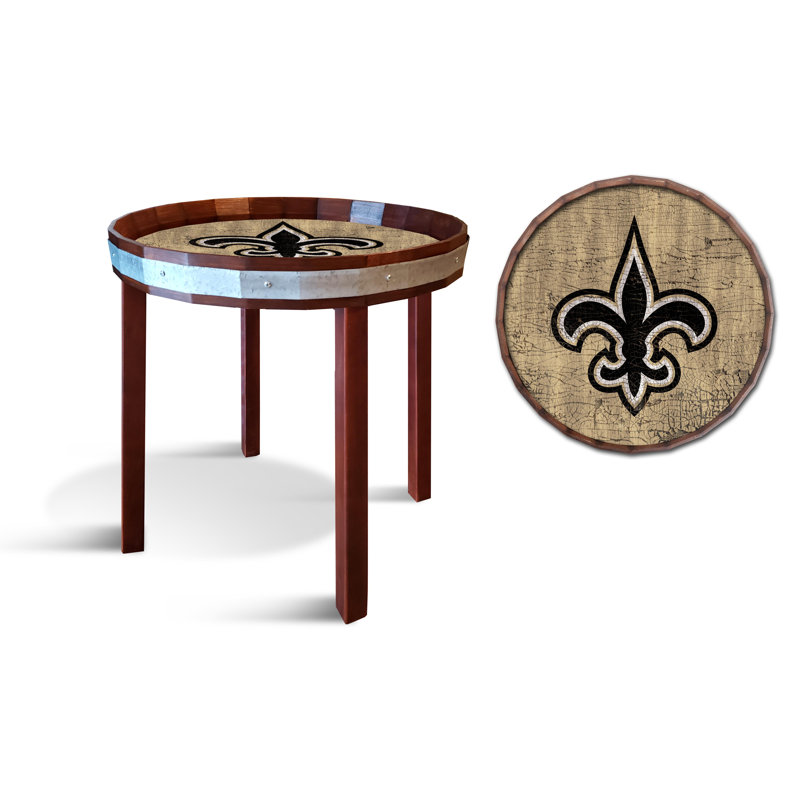 Tray Top End Table, New Orleans Saints