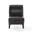 Fauteuil d'appoint en similicuir