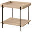 Table de bout carrée en bois d'ingénierie