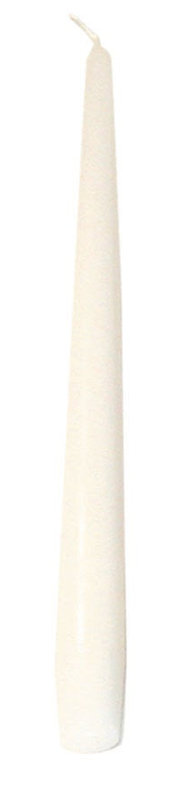 Bougie conique métallique non parfumée, Blanc