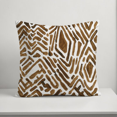 Abstract Outdoor Reversible Throw Pillow