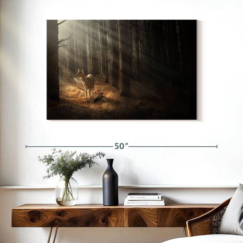 Brampt Forest Deer, 26" H x 39" W