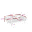 Lit de jour en métal avec structure en acier durable et fonctionnalité de canapé-lit double-2135580202-2135580203