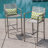29.50" Barstools with Rust-Proof Aluminum Frame Set of 2