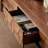 Italian style all solid wood TV stand