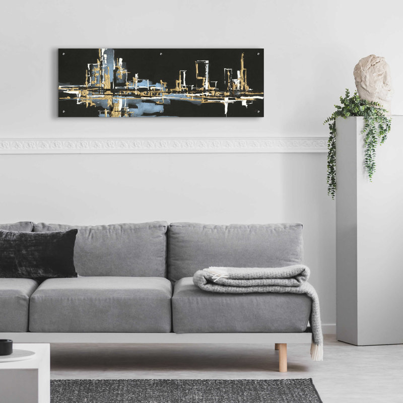 «Urban Gold VI» par Chris Paschke, H 16 po x l 48 po