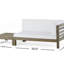BANC D'ANGLE ET TABLE BASSE