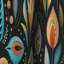 Motif tribal Frivolity Boho - Rideau abstrait Boho - Rideau abstrait occultant - 1 panneau-107556124