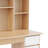 Modern Writing Desk With Bookshelf(Product Height: 51.54In)-1073144129
