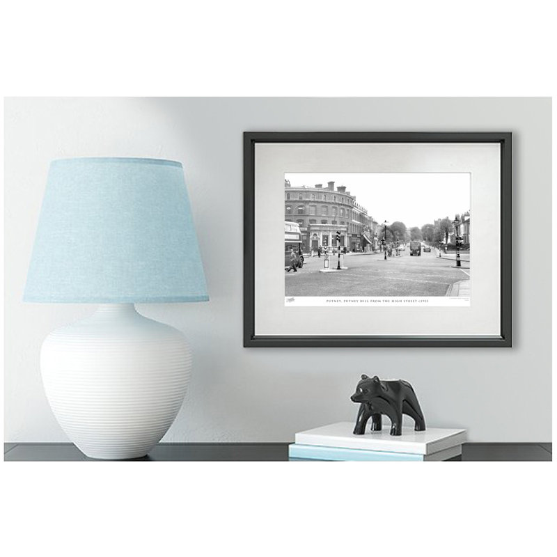 Putney, Putney Hill From The High Street C1955 by Francis Frith - Single Picture Frame Print, 60cm H x 80cm W x 2.3cm D