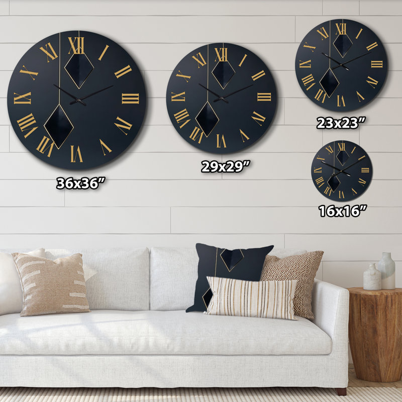Ekundayo - Modern Geometric Wall Clock, Small