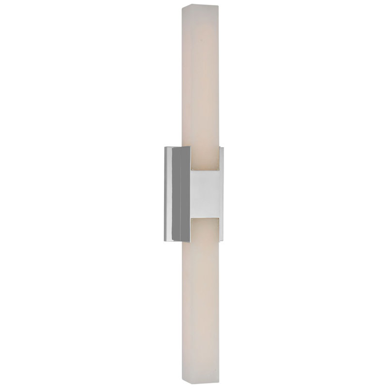 Covet 2 - Light LED Bath Sconce, Polished Nickel