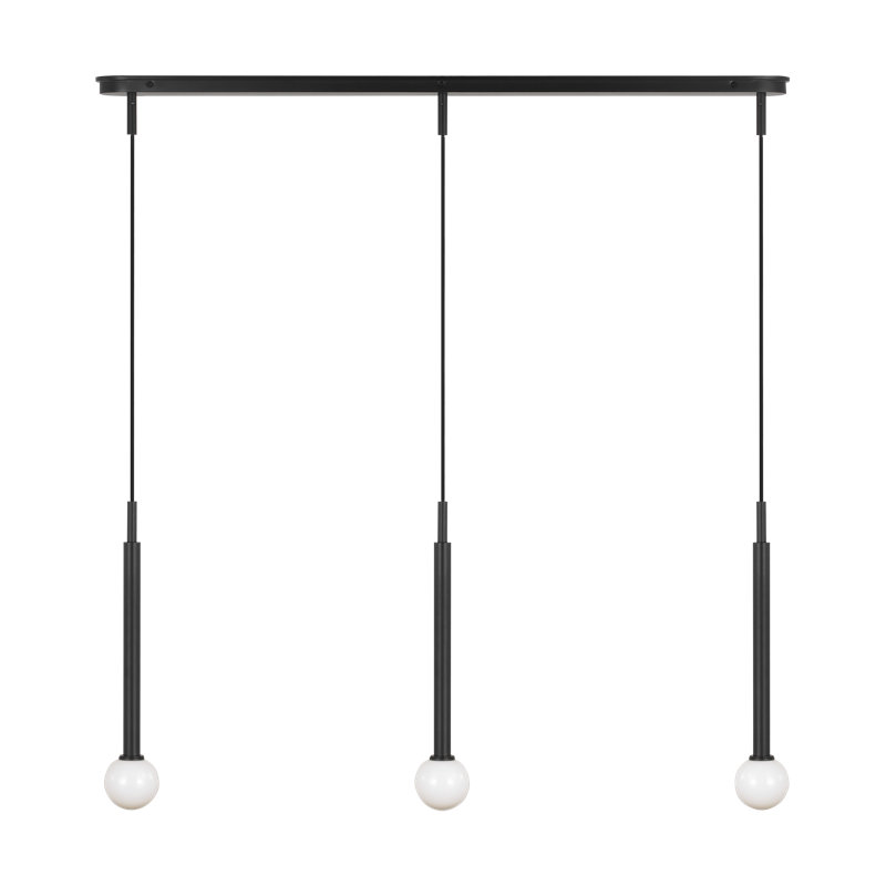 Nodes 3 - Light Chandelier, Midnight Black