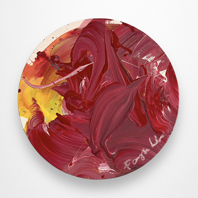 Heart Blossom No.5 by Fanyu Lin - Wrapped Canvas Painting