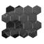 Stately Hex 11" x 14" Porcelain Novelty Marble Look Wall & Floor Tile-72531502
