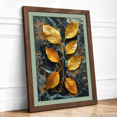 Gilded Botanica Botanical - Framed Print