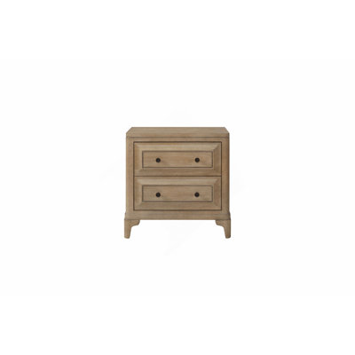 Table de chevet 2 tiroirs avec finition sable