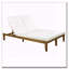 Chaise longue double d'extérieur ajustable avec coussins imperméables-410153869-410153870