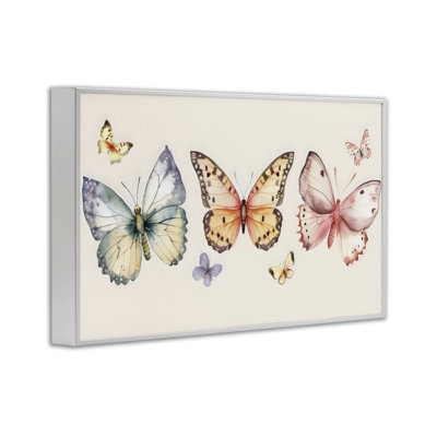 Trio de papillons gracieux, estampe numérique, design by Creative Studio