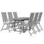 Jamee 6 - Person Acacia Patio Dining Set with-478769455