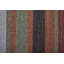 Tapis rayé à la main en laine / coton rouille / brun clair / bleu Fahzi-52291700