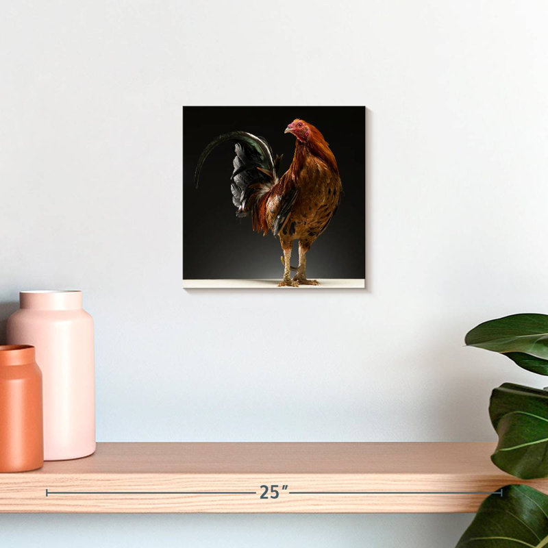 Crowle Rooster, 10" H x 10" W