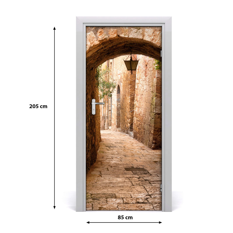 On Old Street Door Decal