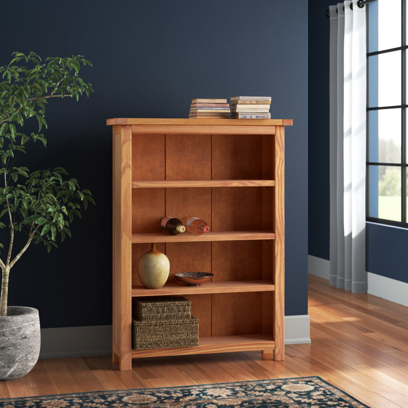 Venice 120cm H Standard Bookcase, (4 Shelves) 120cm H x 89cm W x 25cm D, Wood