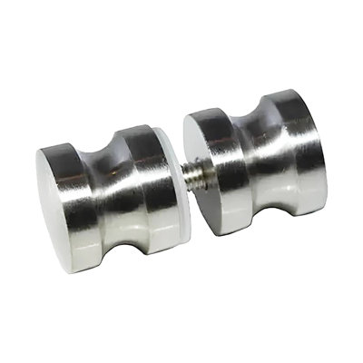 Poignée de porte de douche Brixwell 22-254bnk, finition nickel brossé