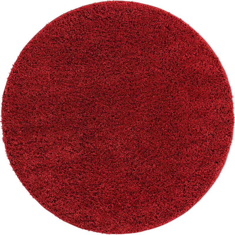 Tapis rouge cerise Berwaldt, Rond 6 pi