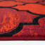 Modern Red Geometric Area Rug & Runner – Non Slip Large Living Room, Bedroom, Hallway & Kitchen Carpet-2024271521