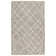 Wool Geometric Area Rug in Gray