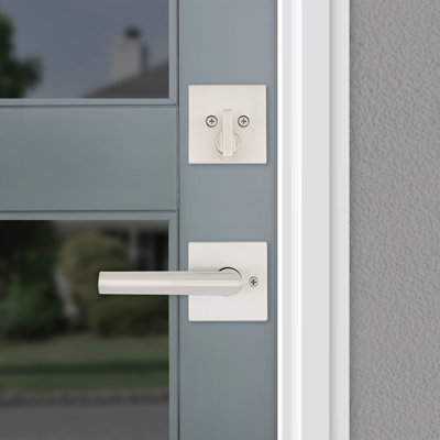 Kwikset Milan Square Keyed Lever