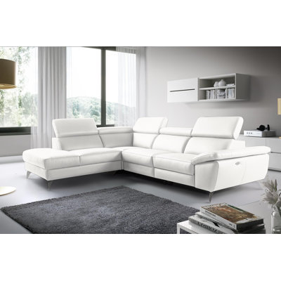 La Crosse Genuine Leather Corner Sofa