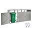 Remise pour poubelle 3 x 52,79 gallons pour poubelles