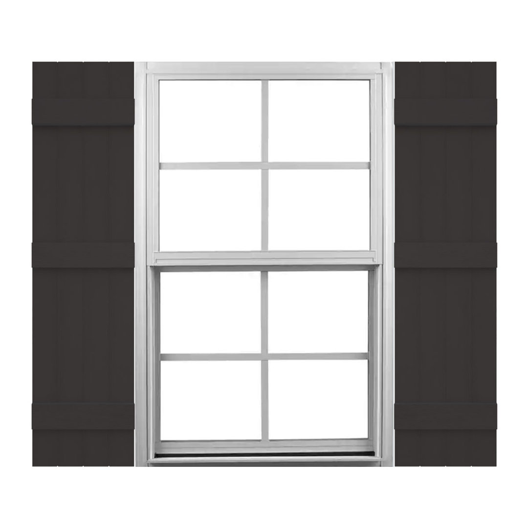 Mid-America 14'' Board & Batten Shutters (Set of 2) Mid America 