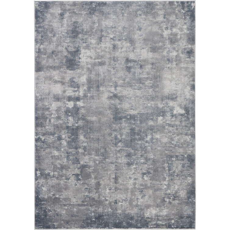 Comer Abstract Grey Area Rug