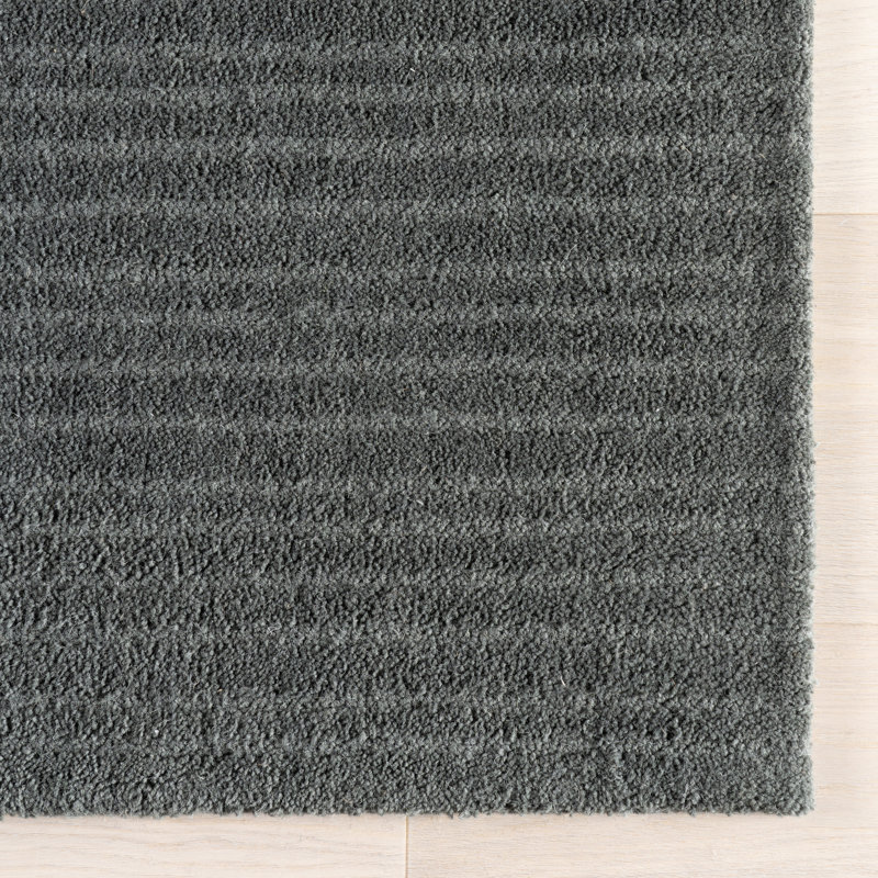Southwest Striped Wool Area Rug, Rectangle 9'6" x 13'6"