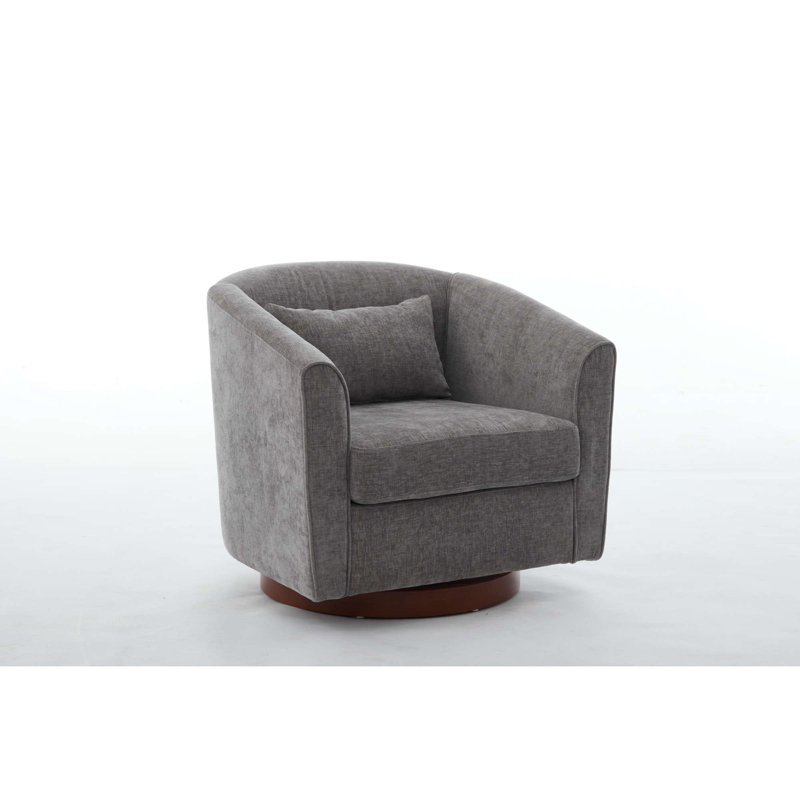 de salon moderne pivotant en chenille