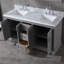 Ensemble de meuble-lavabo simple en bois massif 60 po avec rangement Maredo, miroir non inclus-1949394464