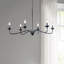 Lustre en métal 6 lumières