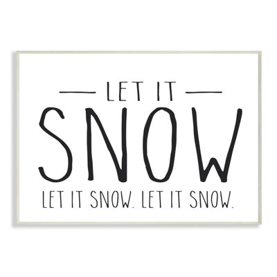 " Let It Snow "