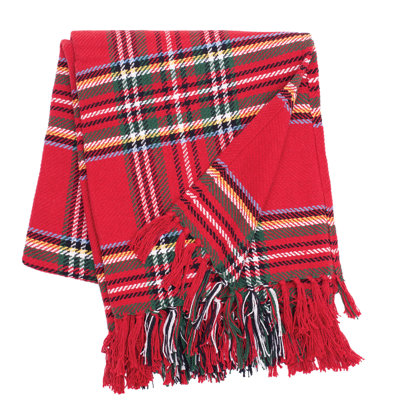 Arlington Plaid Woven Throw Blanket